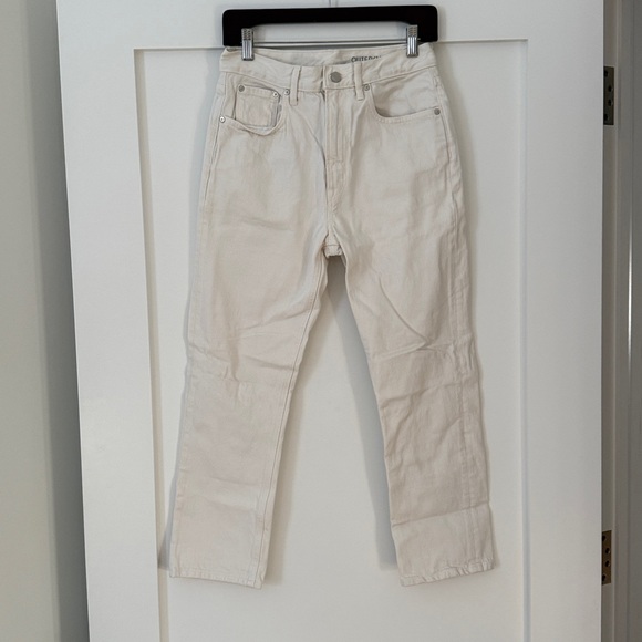 Outerknown Women's White Sea Jeans, size 27 - Picture 8 of 8